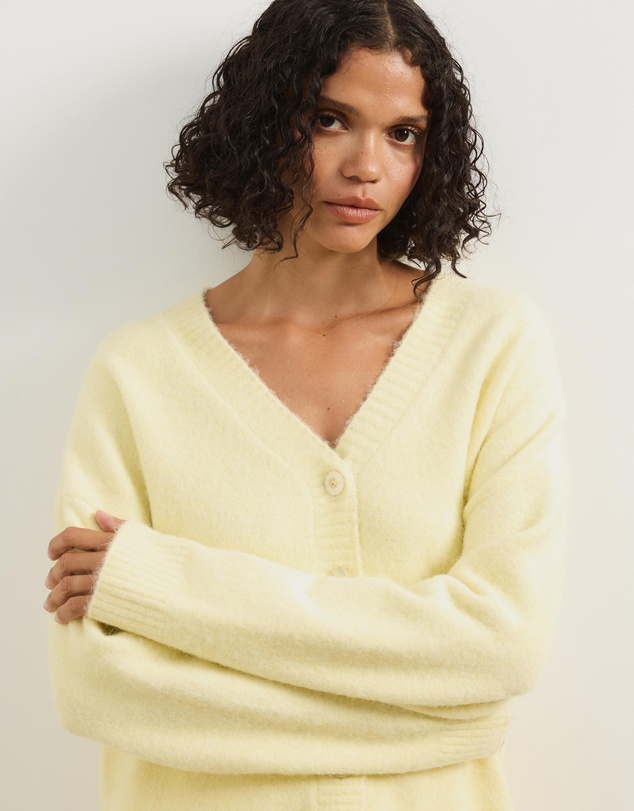 Atmos&Here - Tiana Fluffy Knit Cardigan