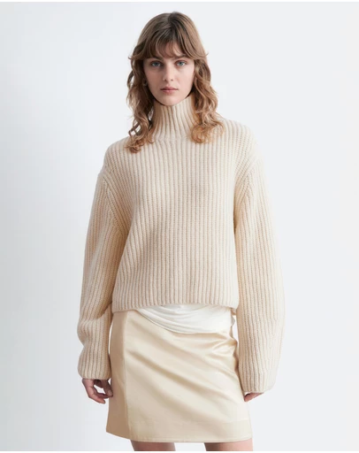 & Other Stories - Cropped Turtleneck Jumper