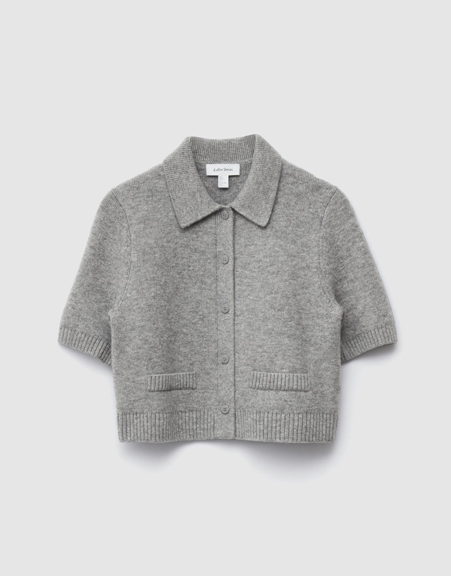 & Other Stories - Knitted Short-Sleeve Cardigan