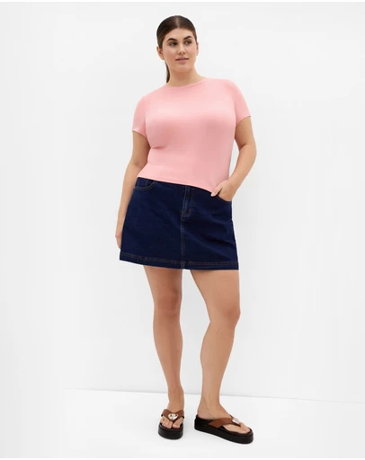 City Chic - Karla Short Sleeve Tee