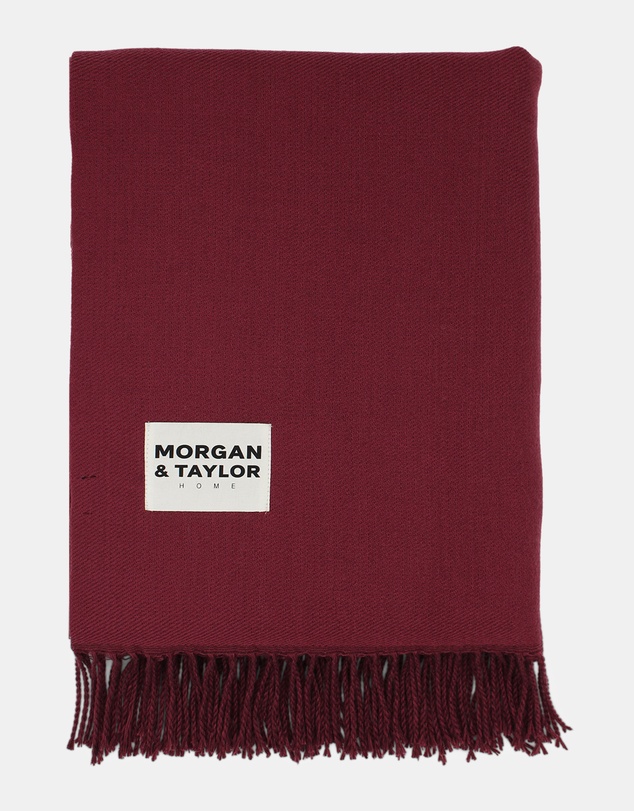 Morgan & Taylor - Abstract Artist Throw Blanket in Tonal Pinks