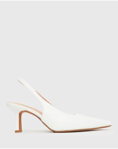 Betts - Wider Fit Jerry Slingback Stiletto Heel Pumps
