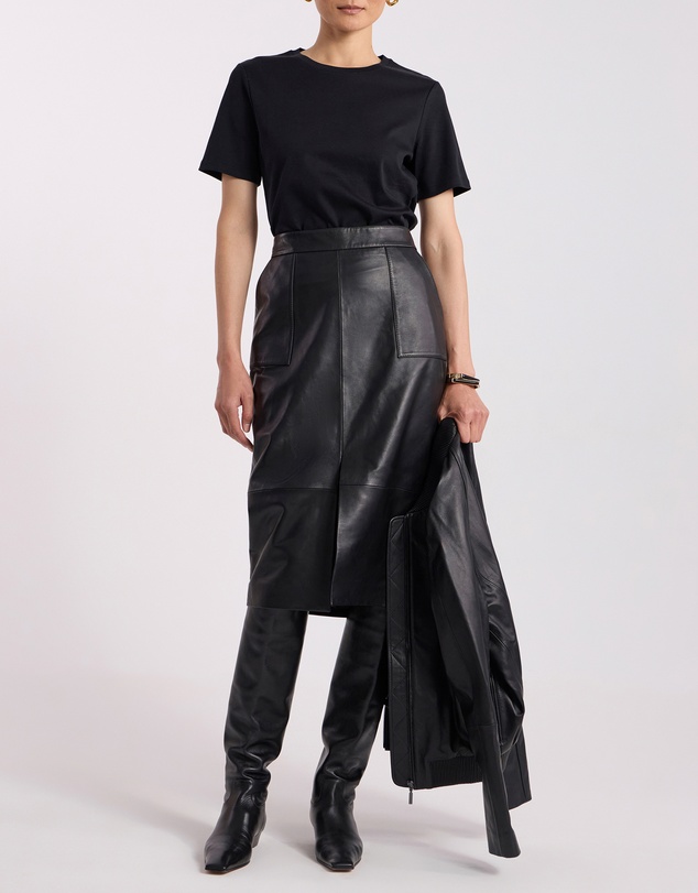 David Lawrence - Ellen Leather Skirt