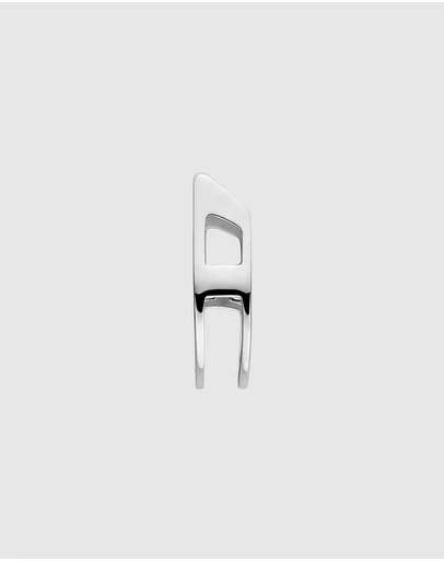 Diesel - D Logo Silver Earring