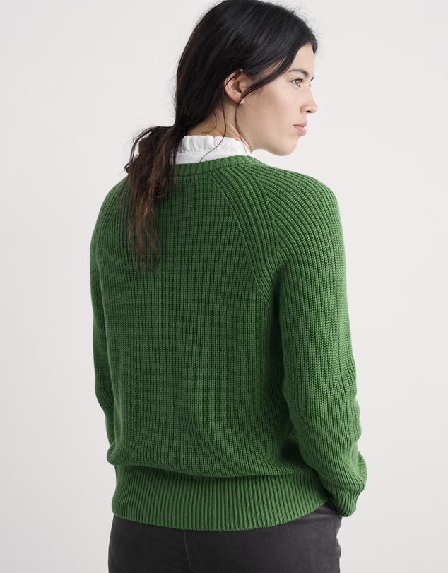 Seasalt - Seasalt Cornwall Green Potters Meadow Knitted Cardigan