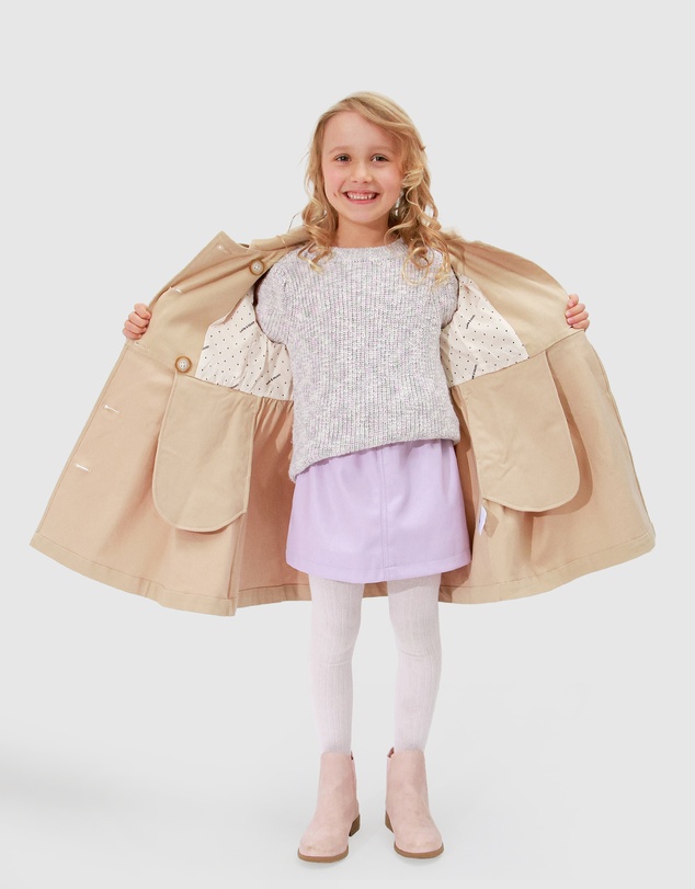 Belle & Bloom - Miss Sunshine Girls Trench Coat