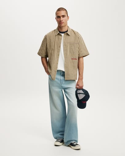 RETRO YELLOW CHECK