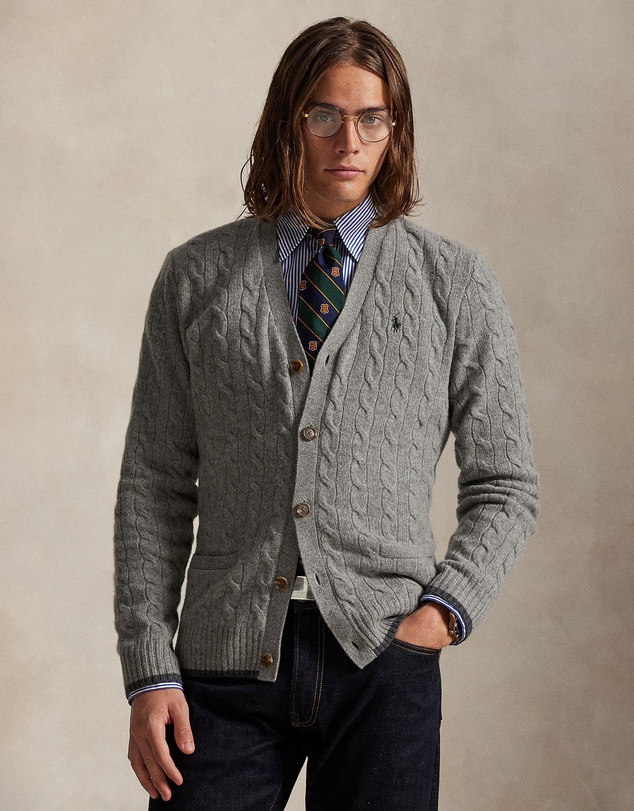 Polo Ralph Lauren - Cable-Knit Wool-Cashmere Cardigan