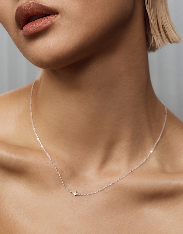 SAINT VALENTINE - Starburst Necklace - Silver