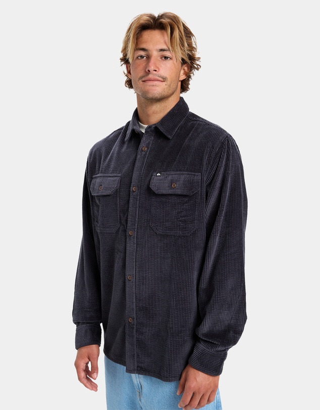 Quiksilver - Mens Venturo Cord Long Sleeve Shirt