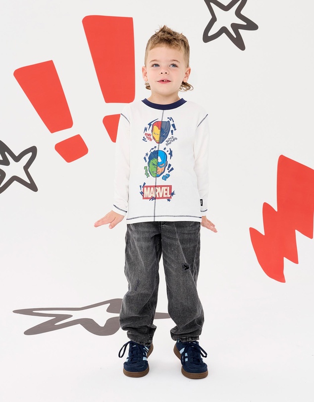 Rock Your Kid - Marvel LS Tee - Kids-Teens