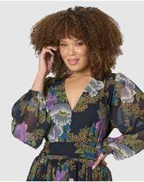 Pink Dusk by Curve Project - Higher Love Midi Dress