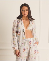 Aqua Blu Australia - Moonflower Odilia Beach Shirt