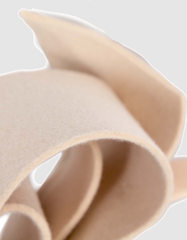 Max Alexander - Felt Nude Bow Fascinator