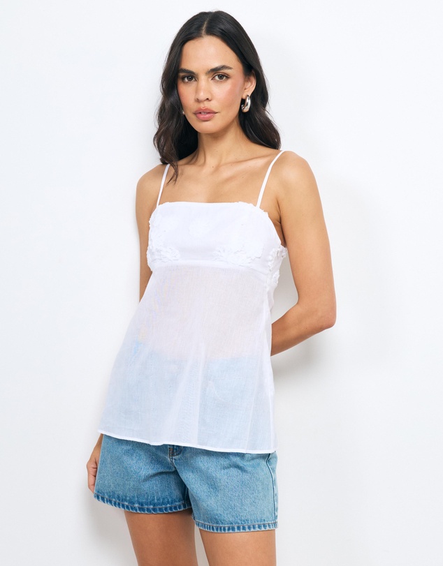 AERE - Lulu Floral Cotton Top