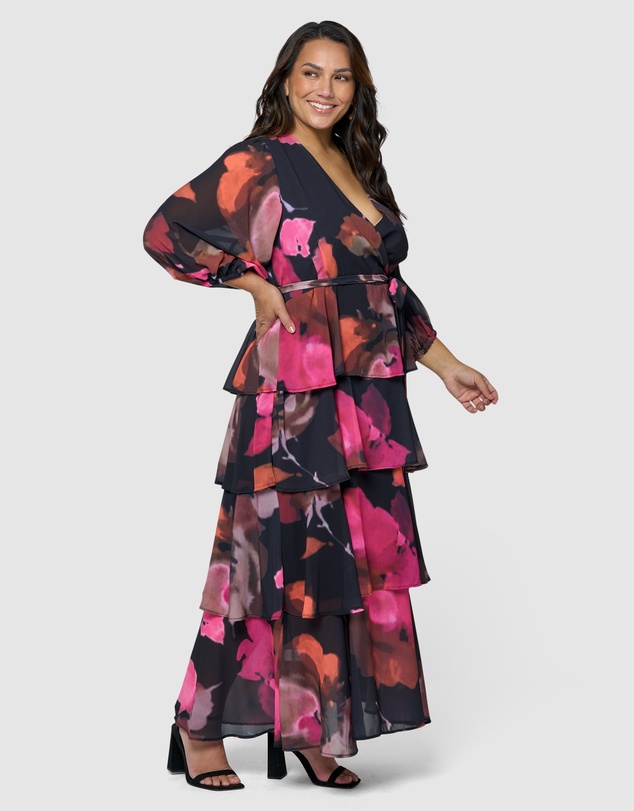 Pink Dusk by Curve Project - Temptress Maxi Dress