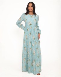 Petal & Pup - Bernice Maxi Dress - Blue Floral