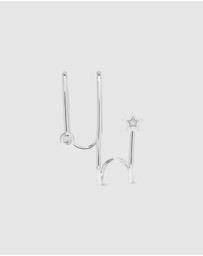 Wanderlust + Co - In The Star Silver Ear Cuff