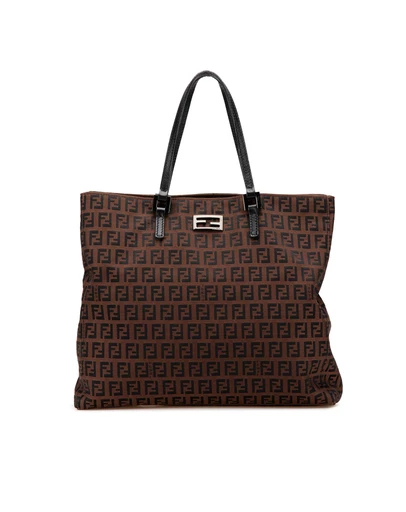 Pre-Loved by Azura Reborn - Pre-Loved fendi Patterned Canvas Tote Bag