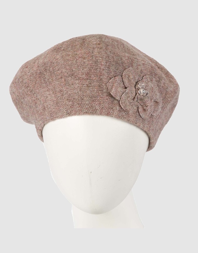 Max Alexander - European Made Beige Soft Wool Beret