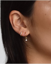 SAINT VALENTINE - Saint Mini Hoops - Gold - ICONIC EXCLUSIVE