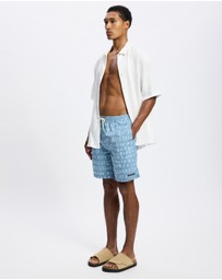 Scotch & Soda - Printed Longer-Length Swim Shorts