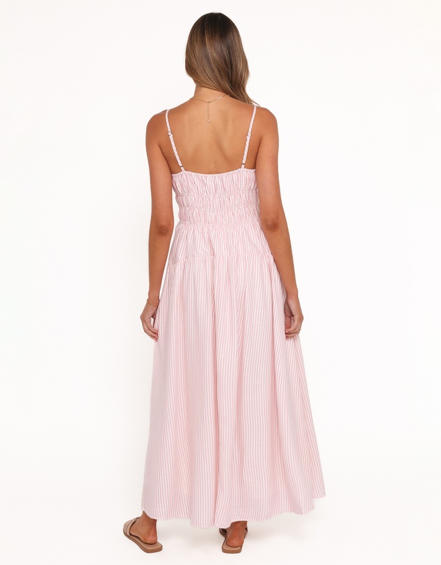Petal & Pup - Brittany Maxi Dress - Pink Stripe
