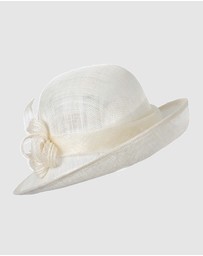 Max Alexander - Sinamay cream Fashion Hat