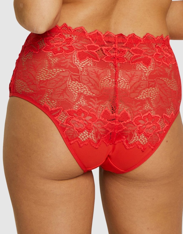 Sans Complexe - Arum Prima Mid Rise Sheer Stretch Lace Brief
