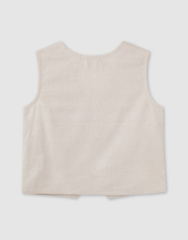 Designer Kidz - Finley Linen Vest