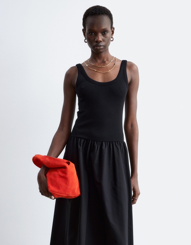 & Other Stories - Cotton Rib Tank Midi Dress