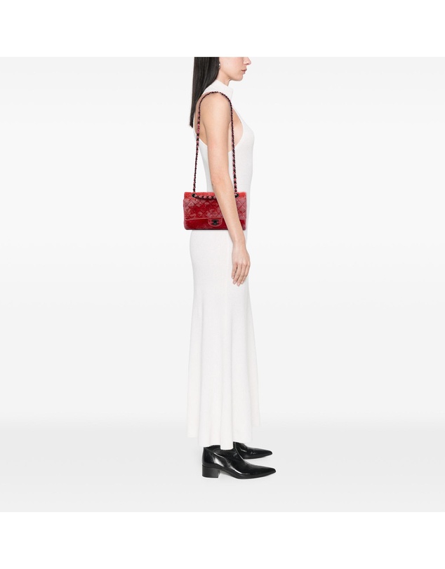 Pre-Loved by Azura Reborn - Pre-Loved Medium Classic Velvet Double Flap