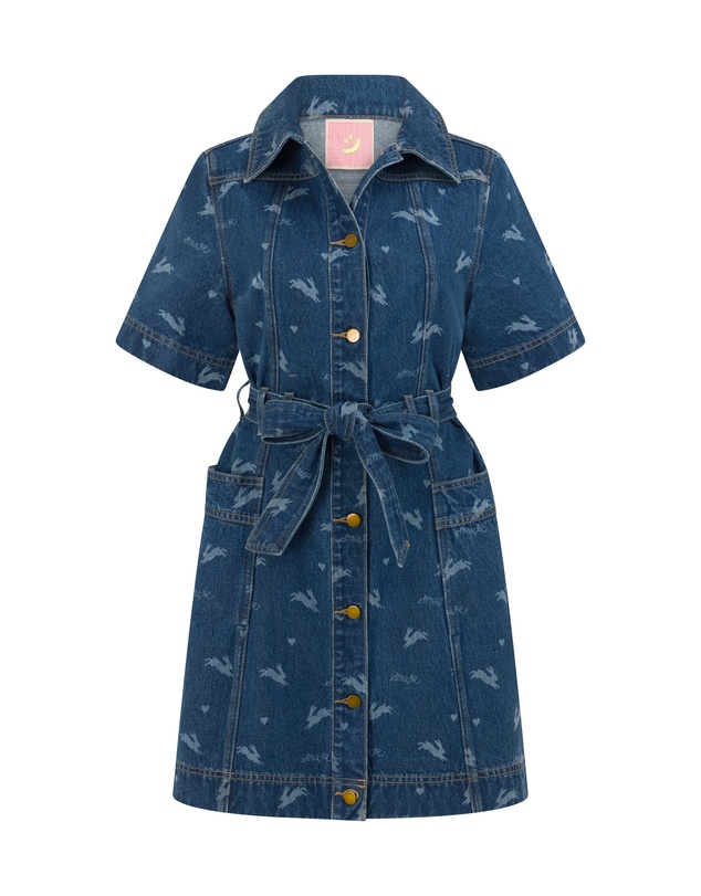 SMWR. by The Somewhere Co - Royal Match Denim Mini Dress