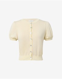 Forcast - Cindy Puff Sleeve Cardigan