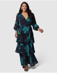 Pink Dusk by Curve Project - Temptress Maxi Dress
