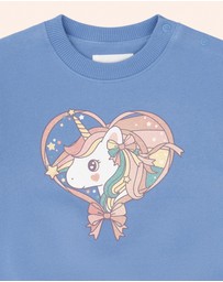 Huxbaby - Whimsical Unicorn Sweatshirt - Babies-Kids
