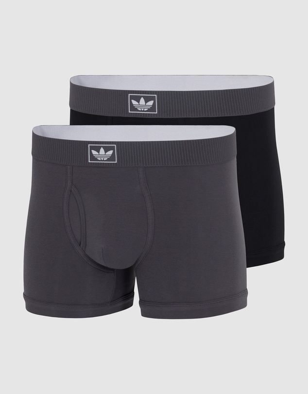 adidas Originals - 2 Pack Comfort Cotton Rib Trunk Underwear