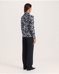 SABA - Truffle Wool Long Sleeve Top
