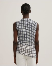 Witchery - Asymmetric Mesh Tank Top