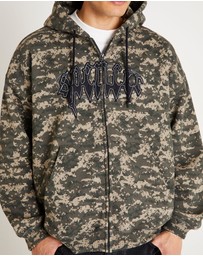 Spencer Project - Nichols Camo Zip Hoodie