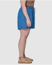 Indigo Tonic - Jadie Chambray Shorts