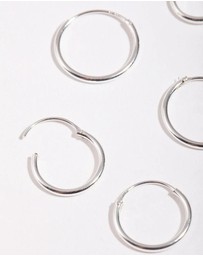 Lovisa - Sterling Silver Classic Hoop Pack