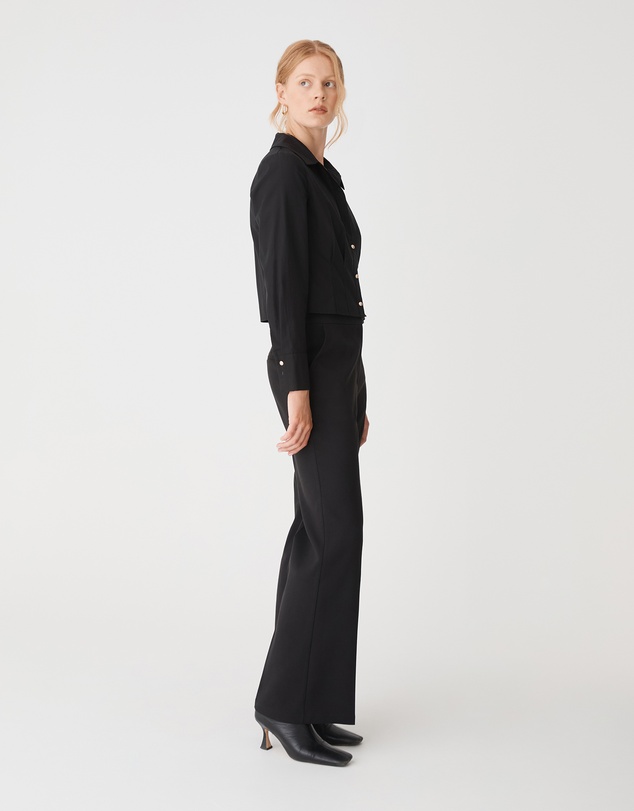 Forcast - Gabby Pleated Hem Shirt