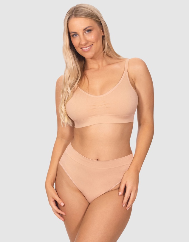 B Free Intimate Apparel - Seamless Cotton High Waist G String