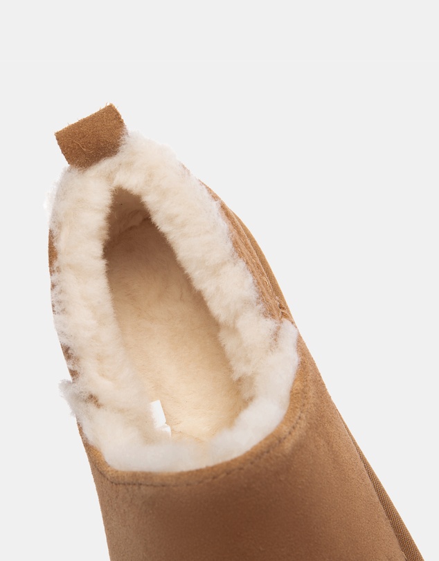 EVERAU - Australian Shepherd Ugg Mireve Cow Suede Upper Loafer Oxfords Flats
