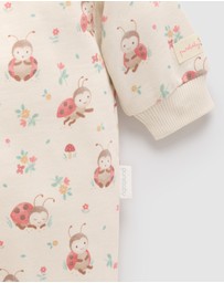 Purebaby - Fleecy Track Growsuit -Kids-Babies