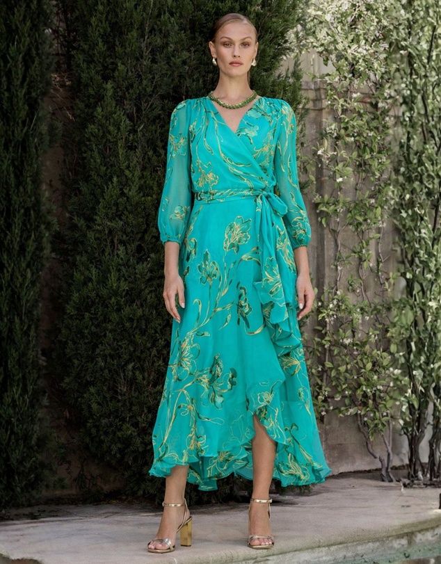 SACHA DRAKE - Lorelei Wrap Midi Dress