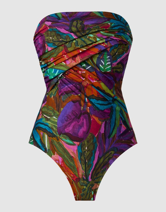 Magicsuit - Cactus Flower Goddess One Shoulder Tummy Control Swimsuit