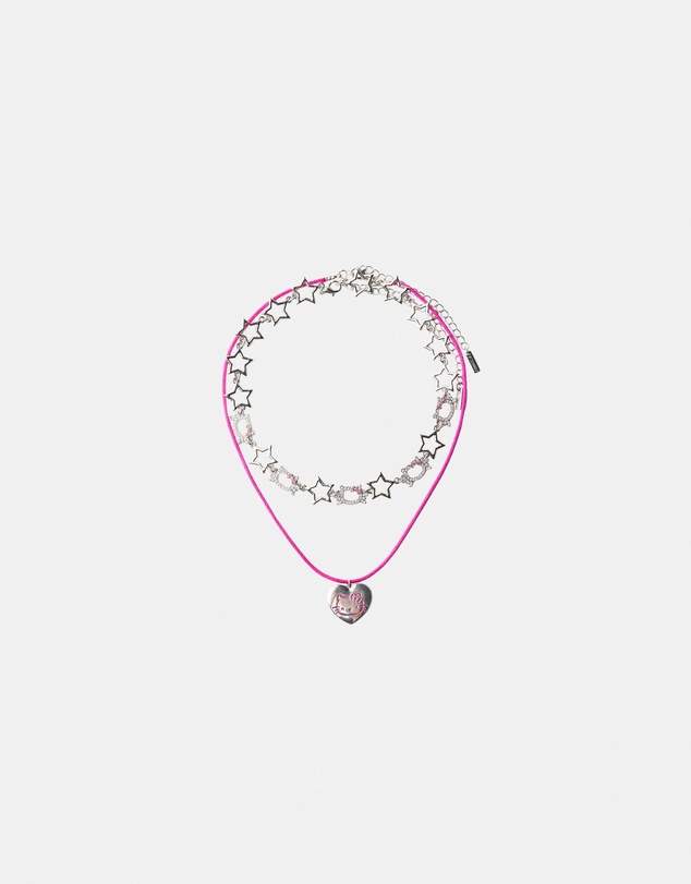 Bershka - Set Of 2 Hello Kitty Necklaces