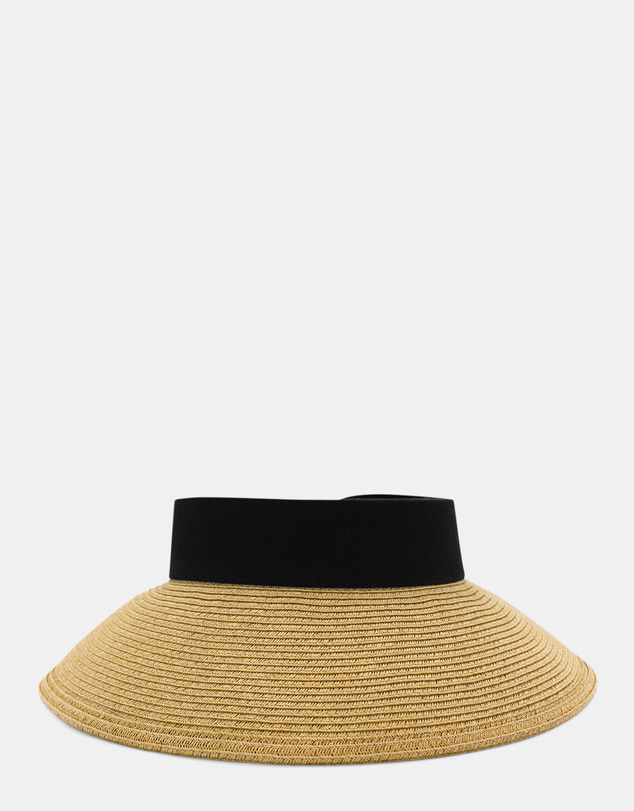 Morgan & Taylor - Demi Braided Visor in Tan Brown